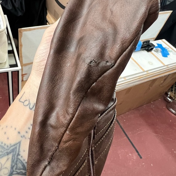 Brown high heeled boots 8 - Picture 7 of 8